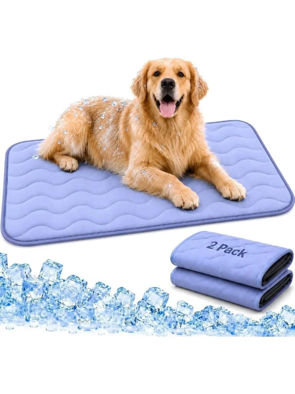 2 Pack Large Dog Cooling Mats 44